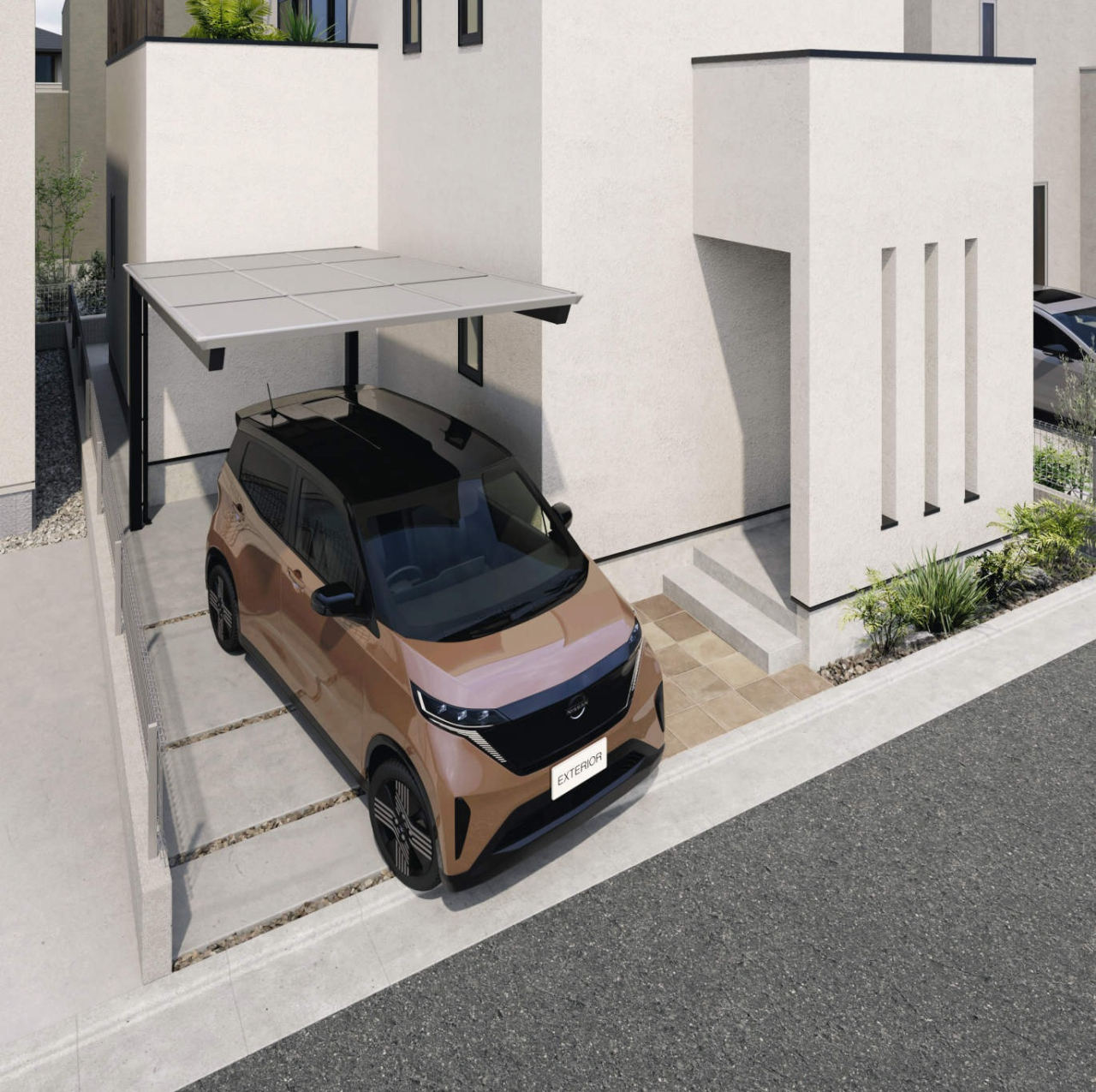 【2026新商品】狭小地・変形地にお悩みの方へ！10平米以下のカーポート「三協アルミ セルフィフリー」