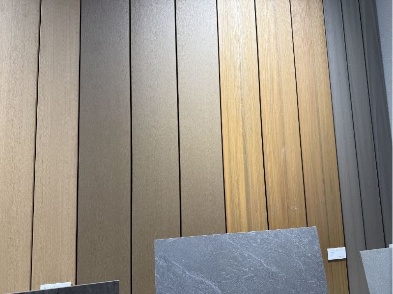 タカショー人工木デッキのカラーバリエーション